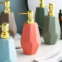 500ml liquid soap dispenser nordic ceramic hand sanitizer bottle bathroom hair conditioner shampoo shower gel press bottles