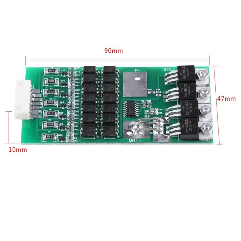 Lithium Battery Protection Board 7S 24V 20A Bms With Balance Function | Электроника