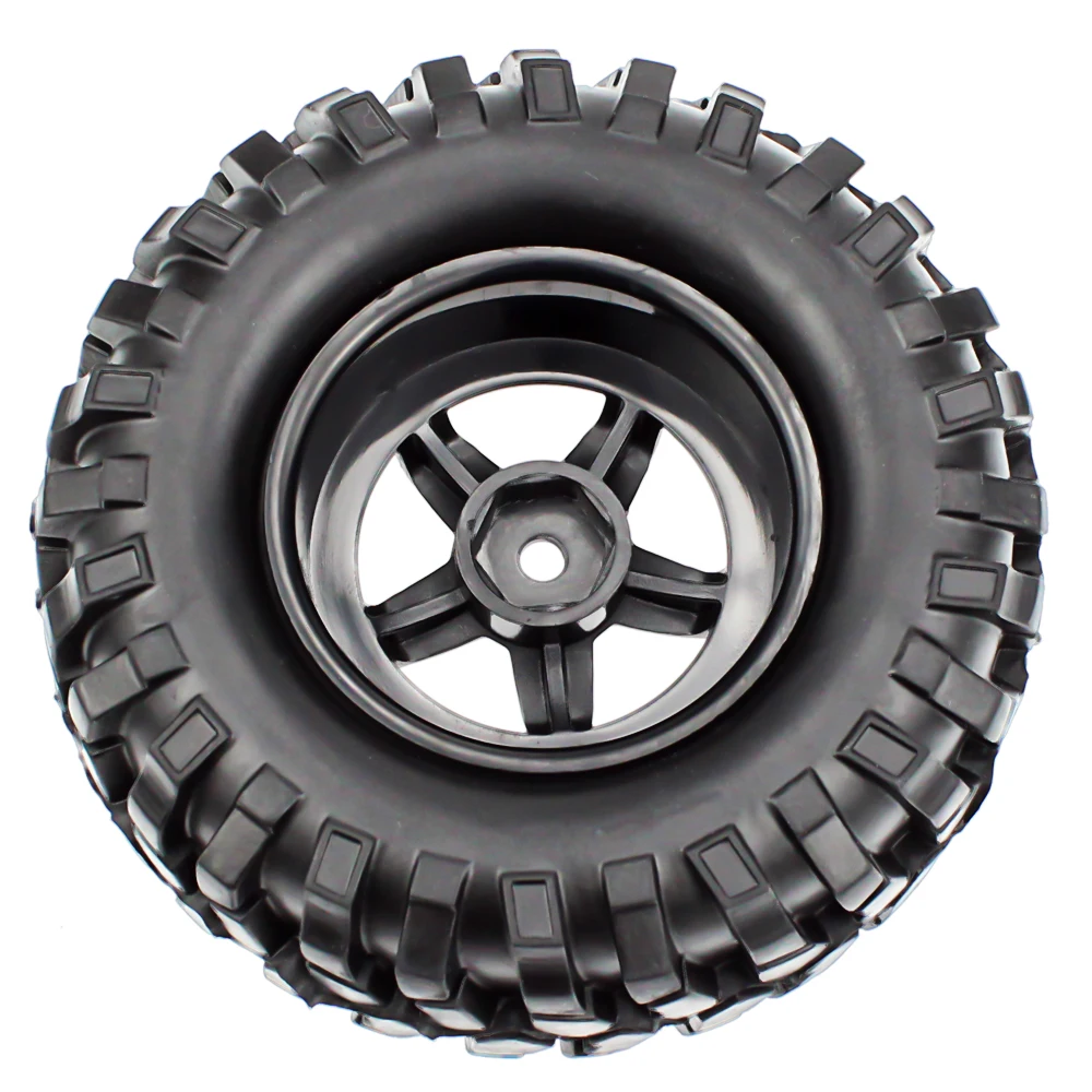 1/10 RC Rock Crawler 1 9 дюйма 96 мм резиновые шины и пластиковый обод для колеса Axial SCX10 Tamiya