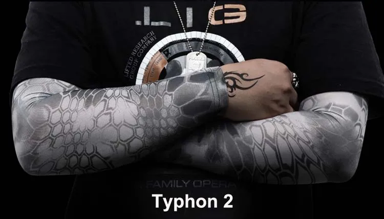 Высокоэластичный Камуфляжный нагреватель для рук Мультикам без рукавов летний