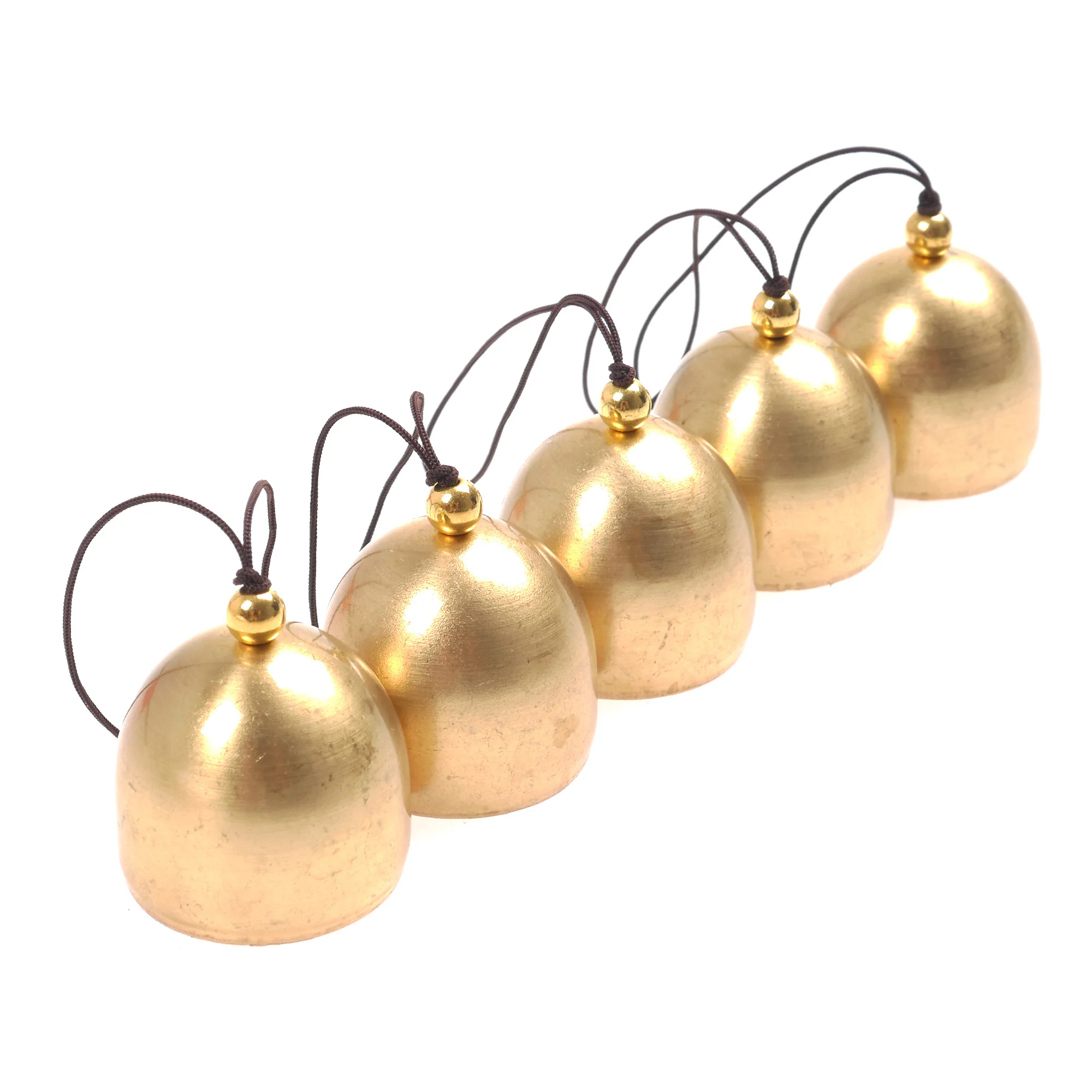 10 Pieces Christmas Metal Bell Decoration Pure Copper Pendant Brass Door DIY Craft Wind Chimes Making Art Handmade | Спорт и