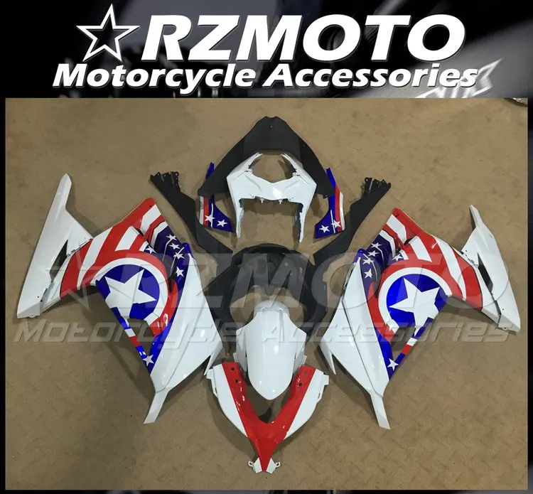 

Injection Mold New ABS Motorcycle Fairings kit Fit for Kawasaki Ninja 300 EX300 2013 2014 2015 2016 2017 2018 Red blue