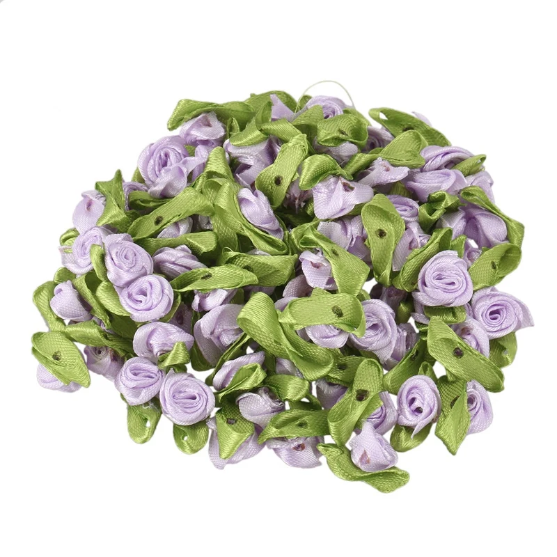 Новинка 100 шт атласная мини лента лепесток цветка розы Свадебный декор