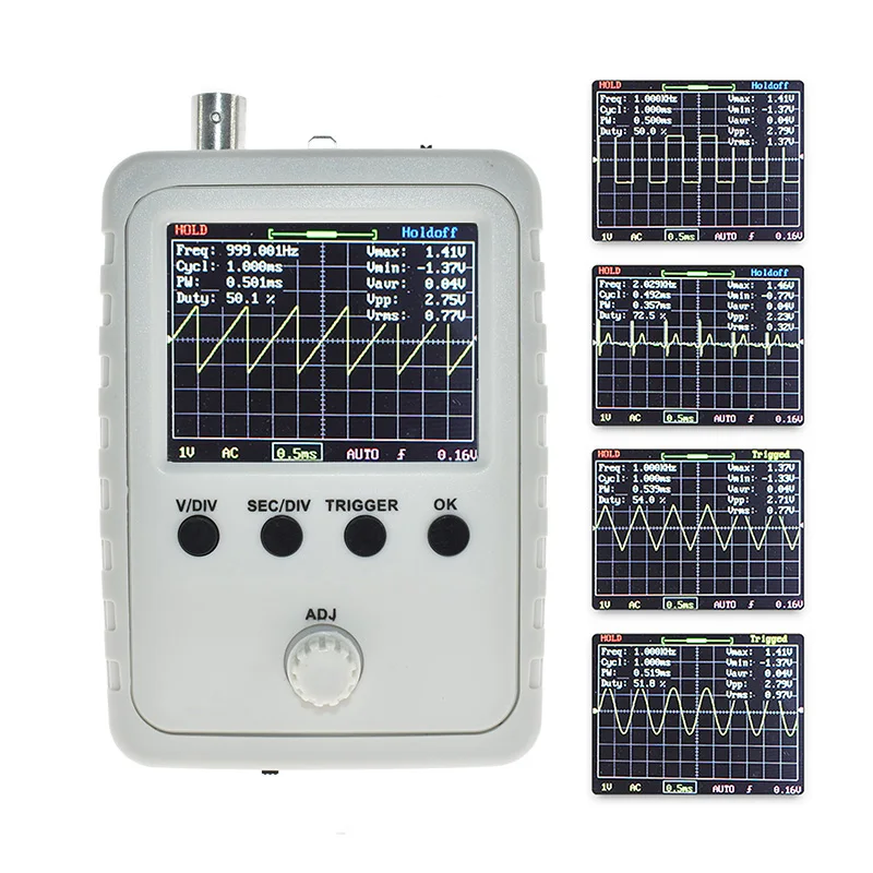 

DS0150 Полностью Собранный оригинальный Tech 15001K DSO-SHELL DSO150 набор цифрового осциллографа «сделай сам» с чехлом P6020 Бесплатная доставка