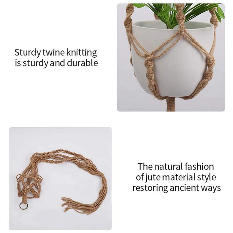 Круглая пластиковая подвесная корзина цветочный горшок 16x10 см с растениями в