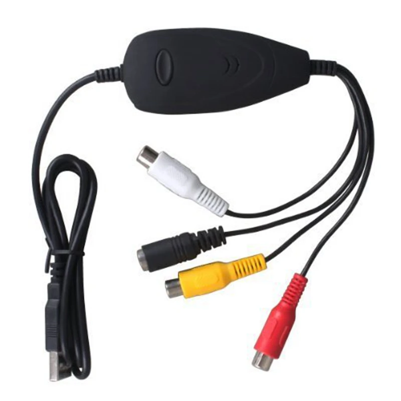 Win10 USB Аудио Видео Захват захват аналогового видео от VHS 8 мм видеокамера DVD плеер TV