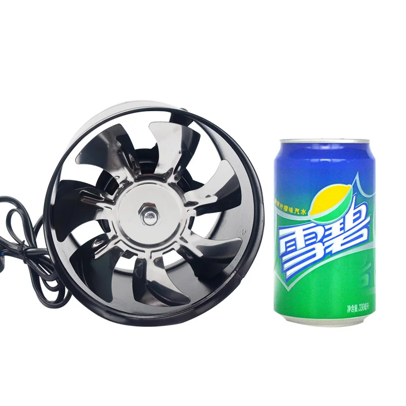 

6 inch kitchen toilet exhaustfan louver 6" pipe exhaust fan air ventilation ceiling booster Blower metal exhauster 150mm