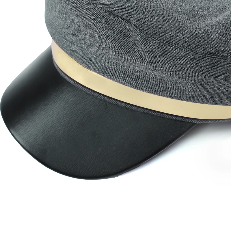 2019 ретро мужские и женские военные кепки высокого качества Полосатые Шляпы