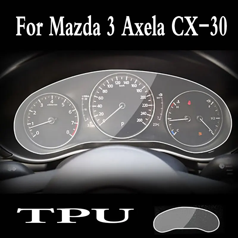 For Mazda 3 Axela  2019 2020 2021 Automotive interior Instrument panel membrane LCD screen TPU protective film Anti-scratch