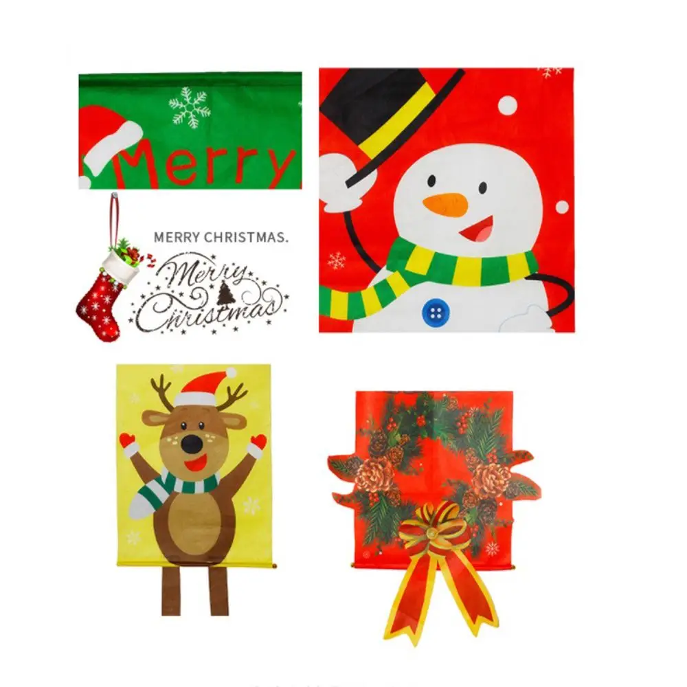Искусственный флаг Санта-Клаус снеговик искусственные украшения | Дом и сад