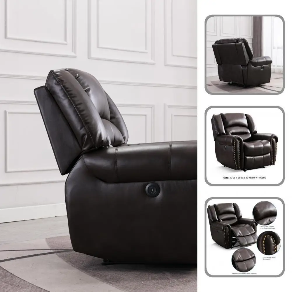 

Wear-resistant Soft Comfortable Power Recliner USB Port for Bedroom