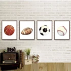 5D DIY алмазная живопись мяч Спорт Баскетбол регби футбол мальчики настенное искусство скандинавский стиль для детской комнаты