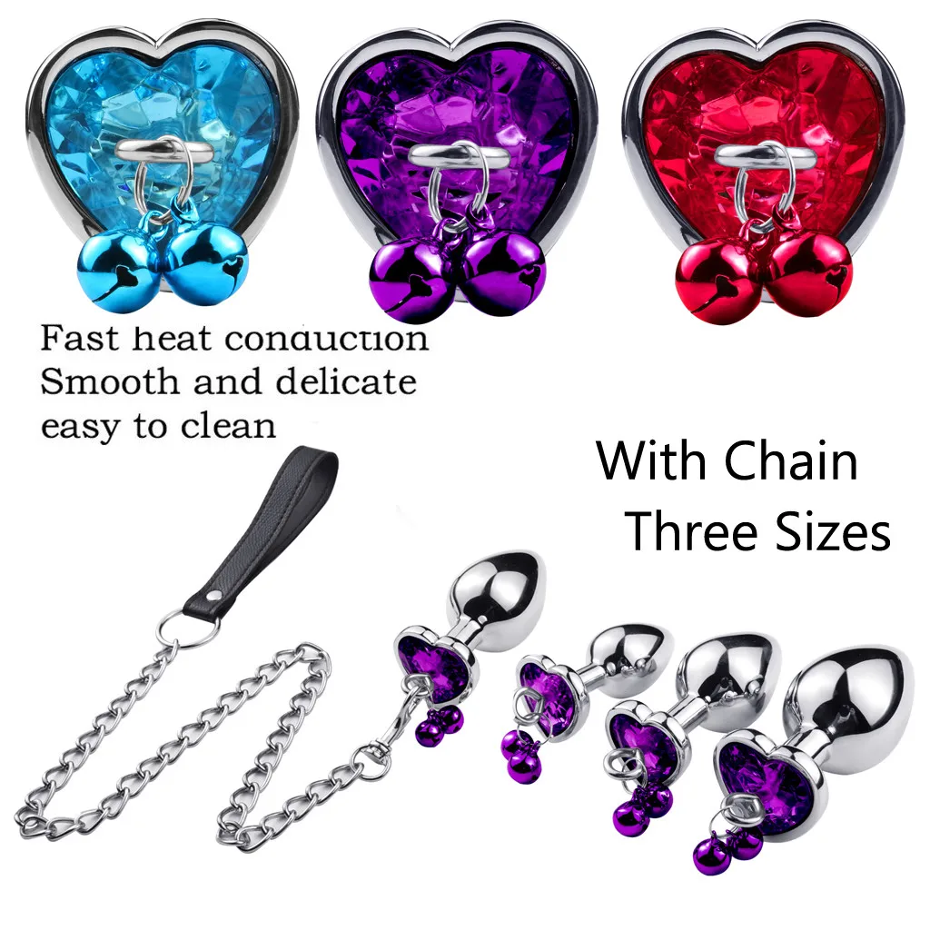 В форме сердца база колокольчик с цепочкой сердце ювелирное основание Анальная