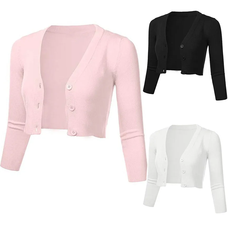 Женские пальто короткие женские куртки весна-осень одноцветные повседневные на