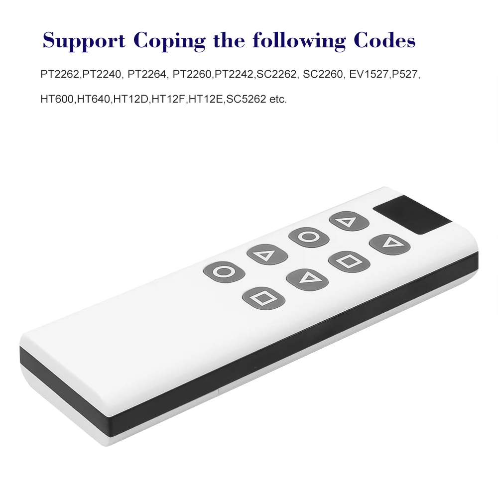 Беспроводной пульт дистанционного управления 433 МГц 8 кнопок для открывания