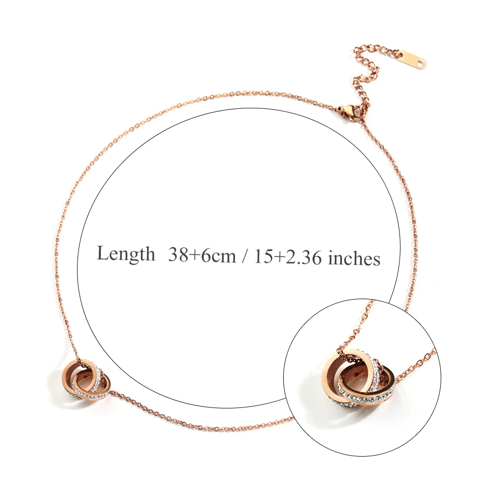 Новый пользовательский Ожерелье Кольцо кулон золотое ожерелье Колье Цепи