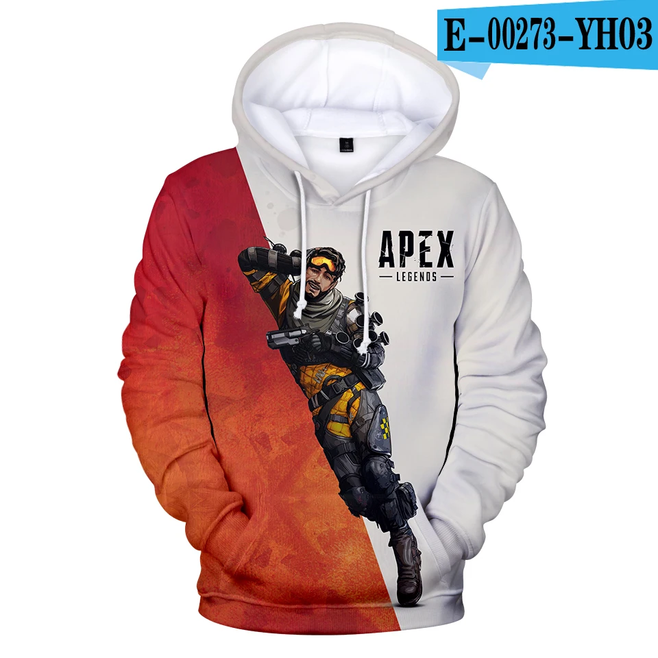 Распродажа 3D толстовки с капюшоном Apex Legends для мужчин/мальчиков игр одежда