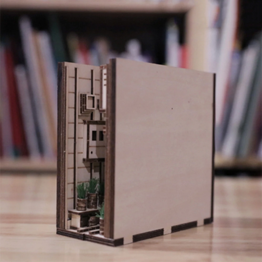 Diagon Alley DIY Деревянные Художественные книжные подставки в сборе модель книги