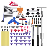 paintless dent repair puller kit car dent removal kit car dent remover tools with 100w glue gun for ding dent damage