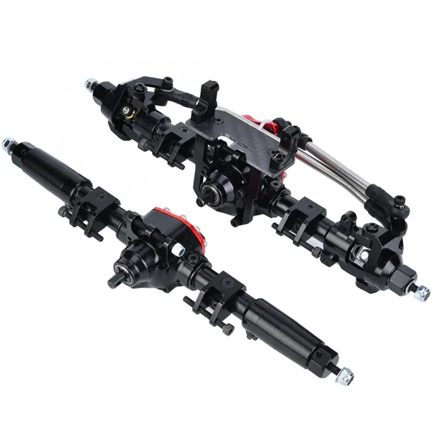 1/10 RC алюминиевый сплав Передняя и задняя ось для комплект автомобильных