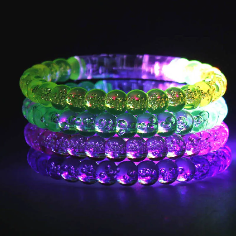 

Flash Bracelet LED Light Emitting Party Children's Toys Luminous Glow Bracelet Colors home decor wedding birthday