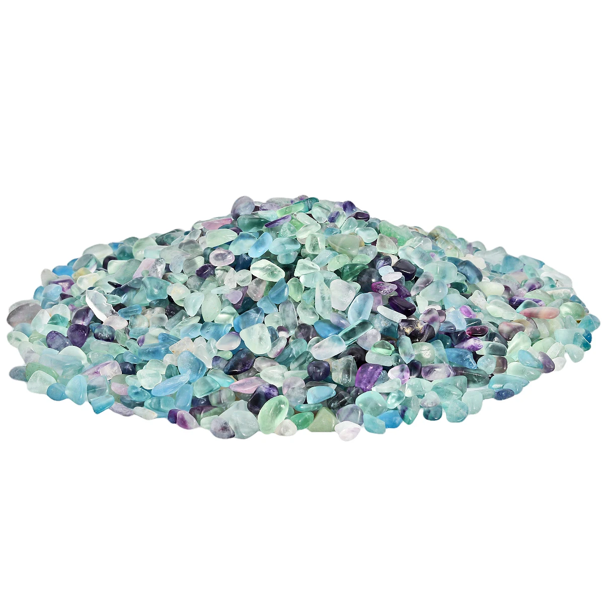 5-7mm 460g Natural Fluorite Tumbled Stone Chips Crushed Pieces Irregular Stones Beads Jewelry Accessory For Making Decoration