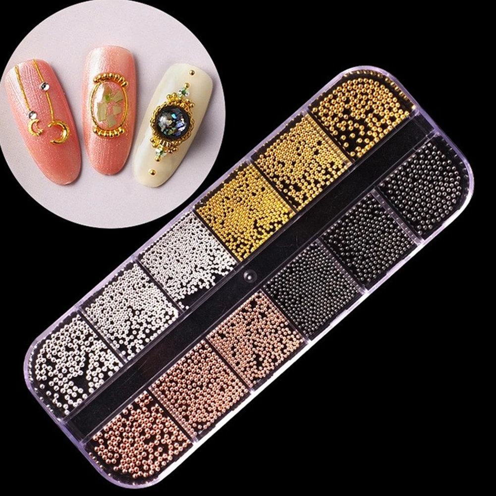 

3 Boxes Fashion Gel Nail Rhinestones DIY Charming Manicure Art Decoration Gift