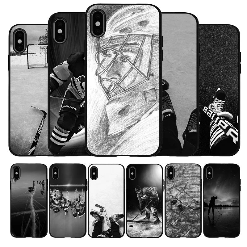 Лед хоккейный каток из UHMWPE полиэтилена спортивные Черный силиконовый чехол для