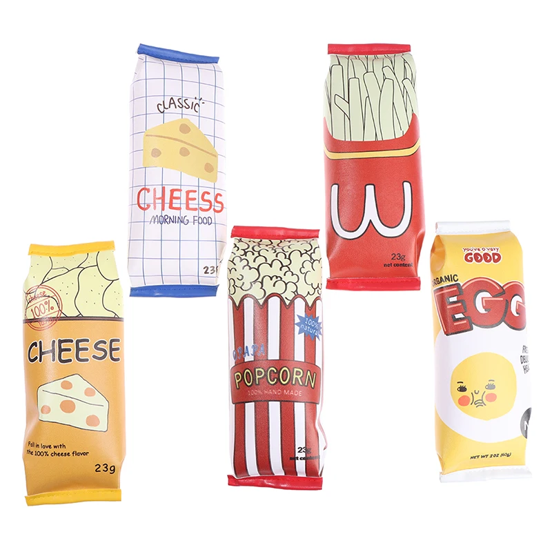 Милый пенал Чехол высокого Ёмкость Еда ручка чехол кошка Карандаш PU