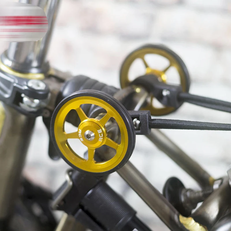 2 шт. сплав легко колеса Easywheel Титан болты для Brompton 3 шестьдесят складной велосипед