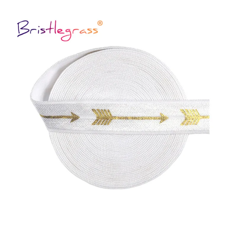 BRISTLEGRASS 2 5 10 ярдов 5/8 &quot15 мм Золото Стрелка Фольга печати отложной резинки враг
