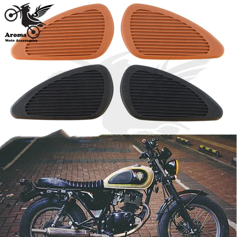 Резиновая Защитная Накладка для мотоцикла в стиле ретро винтажная наклейка на