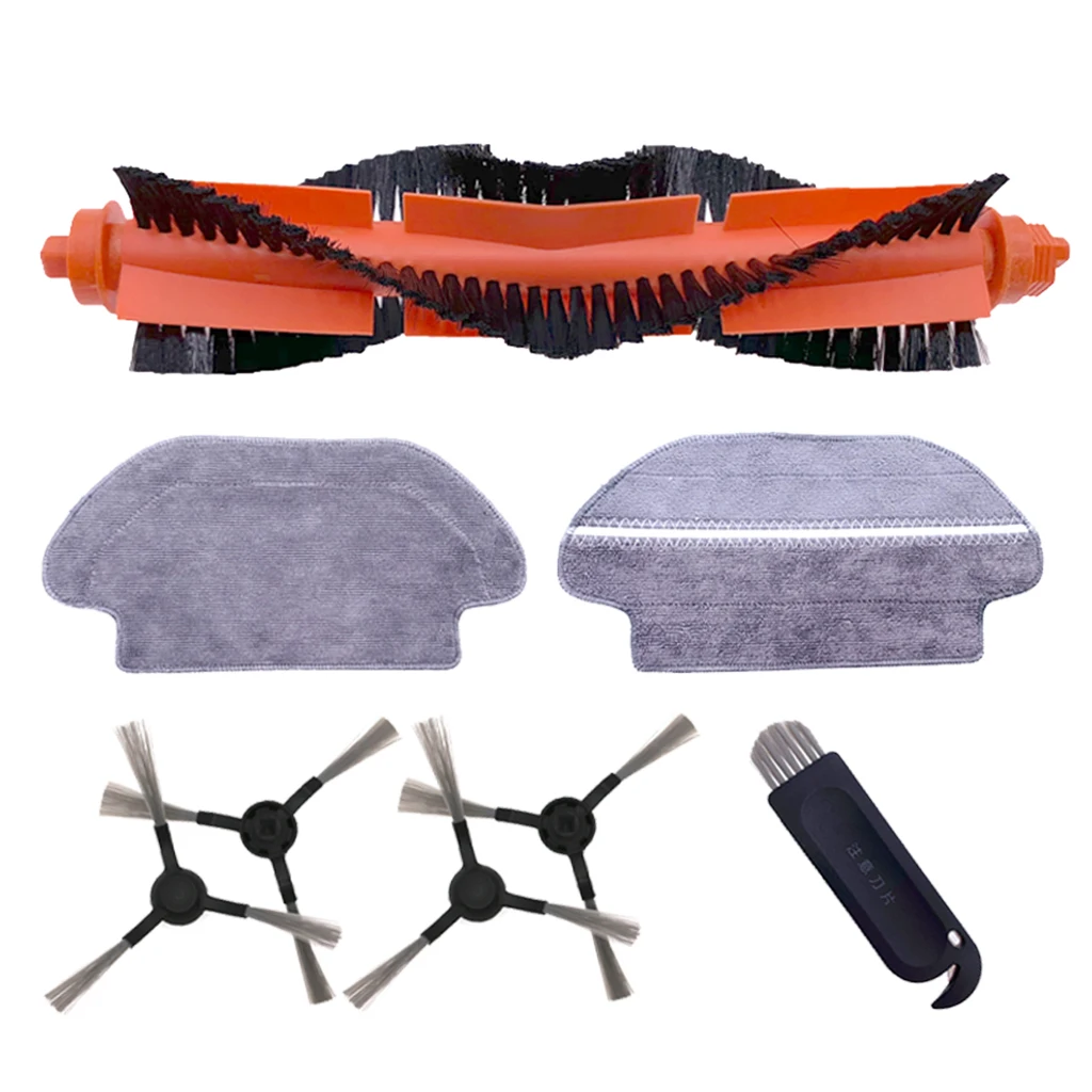 

8Pcs Parts of Vacuum Cleaners Kit Brush Crevice Tool Dust Brush Main Brushes + Side Brushes
