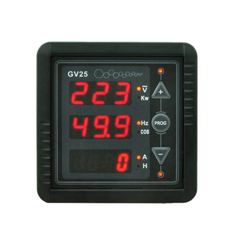 GV25 генератор цифровой дисплей напряжение частота мощность ток хронограф |