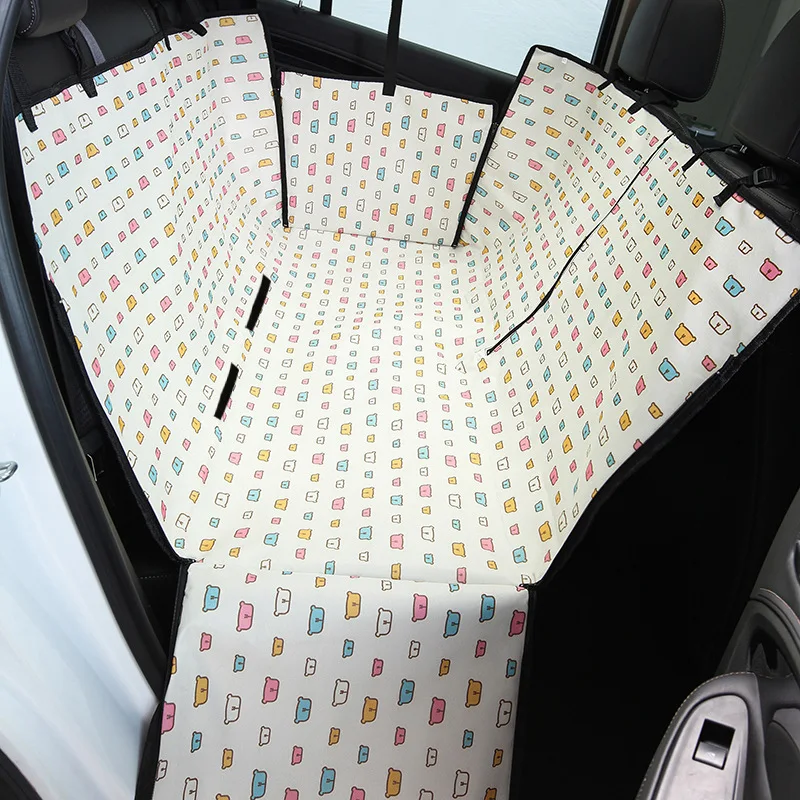 買取 犬用カーシートカバー,防水,ペットキャリア,リアシート,ハンモック保護マット,滑り止め折りたたみクッション