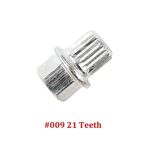 21 teeth Противоугонный болт колеса и фиксатор 8D0601139F адаптер безопасности для Volkswagen Golf Bora Passat Audi для A4 A6 A8 TT - Название цвета: 21 teeth