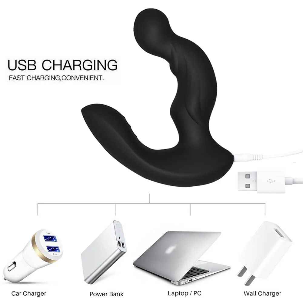 Массажер простаты LEVETT для мужчин анальная пробка и вибратор Вибрирующая