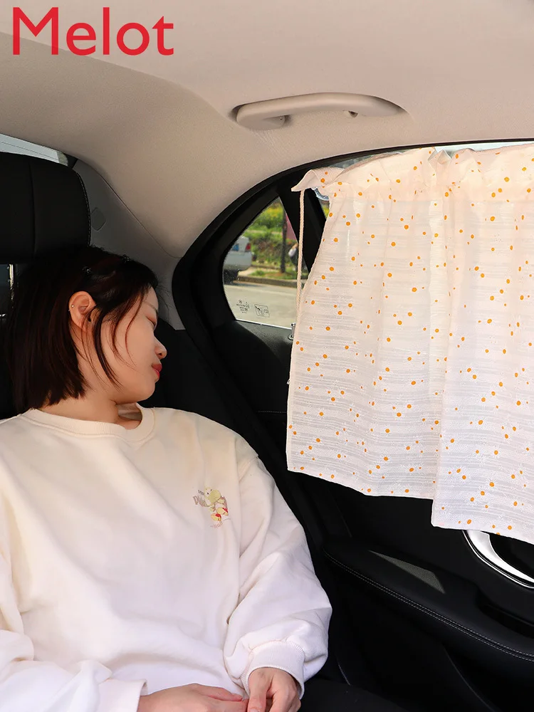 

Car Sunshade Sun Protection Thermal Insulation Side Window Baby Window Special Suction Cup inside the Car Sunshade Curtain