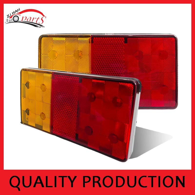 

2 PCS 8LED Trailer Lights Tail Stop Indicator Lamp Truck Trailer Submersible 12V
