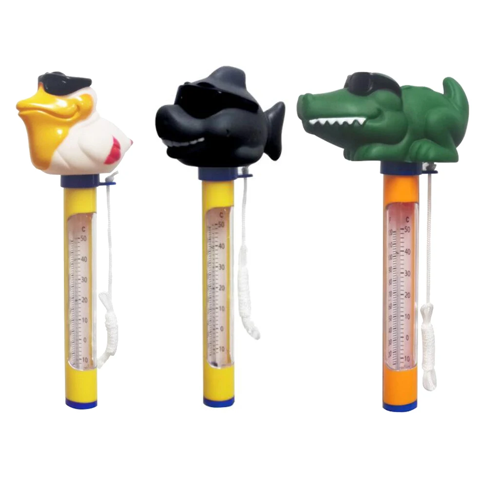 

Cartoon Animal Floating Thermometer Baby Pool Thermometer for Hot Tub Spa