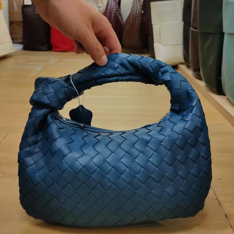 

Новое поступление, плетеные кожаные сумки для женщин, новинка 2021, модная женская сумка-хобо, клатч, мягкая сумка-хобо, сумка-тоут