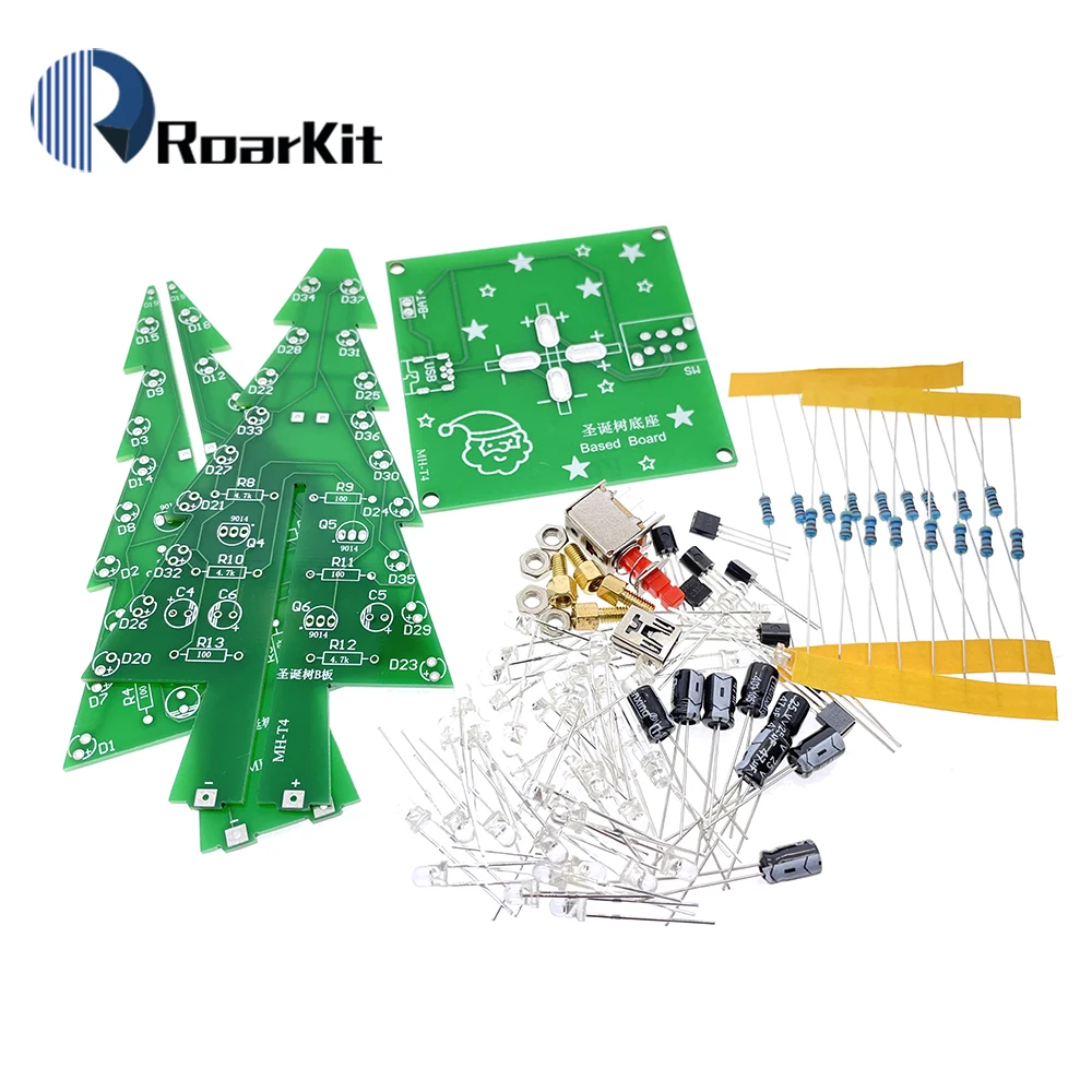 Трехмерная 3D цветная Рождественская елка Набор для творчества