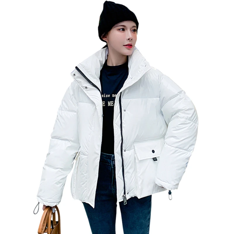 

Women's Parkas Winters Coats 2021 Hooded Winter Down Jackets Women Thick Quited Cotton Padded Parka Oversize Loose Jacket Female