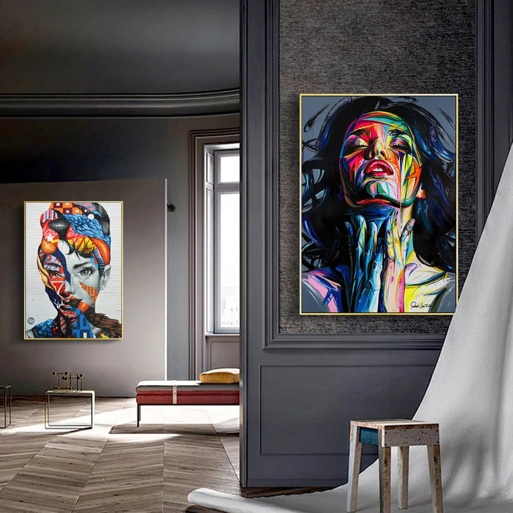 Tristan Eaton Американский граффити художник цветная картина Печать холст стены