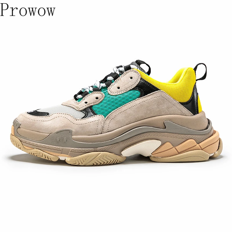 

2021 Men Designer Shoes Chunky Platform Dad Shoes for Men Triple S Paris Tenis Sneakers Trainers Tennis Shoes Plus Size 43-44-45