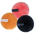 1 шт. Мягкие Макияж Губка для удаления рукава-крылышки уход за кожей лица, легко стирающаяся хлопковая откидные многоразовые губка для чистки губка для очистки Инструменты Новый