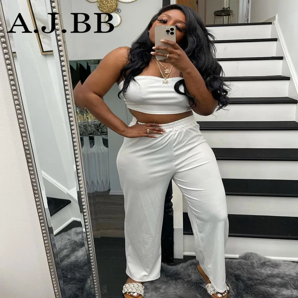 

Женский спортивный костюм для отдыха, однотонный костюм из двух предметов, бюстгальтер без рукавов с открытыми плечами и брюки, Новинка лет...