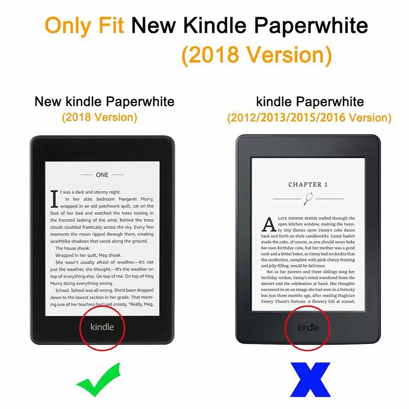 Складной умный чехол для электронных книг Amazon Kindle Paperwhite 4 2018 10 поколения