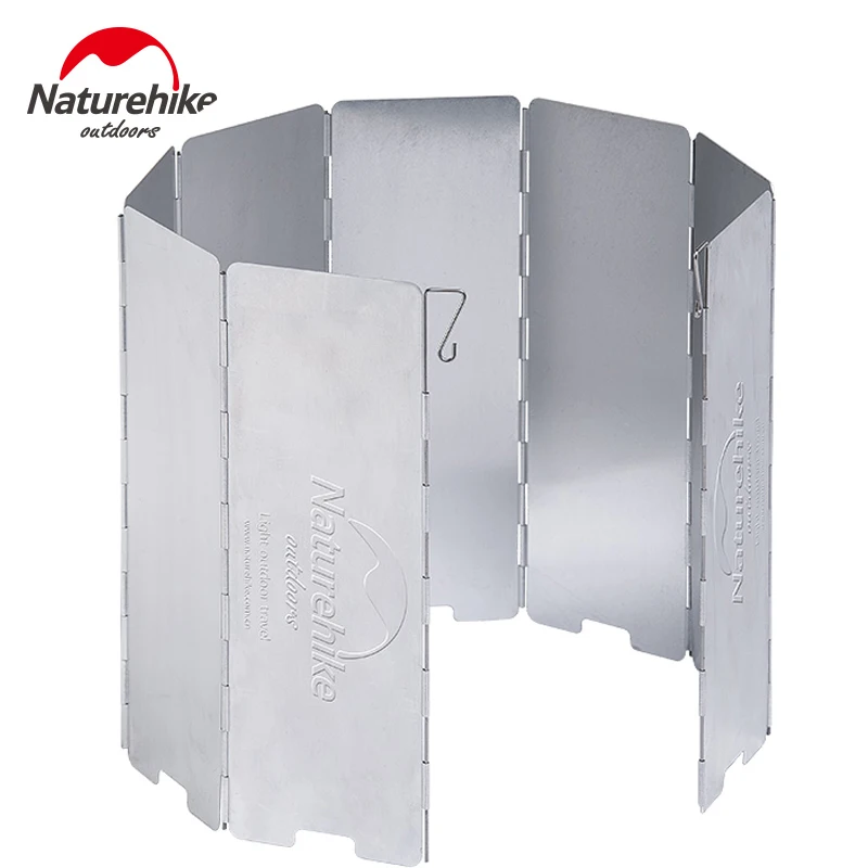 8 Plates Foldable Wind Shield Screen For Camping Gas Stove Cooker Guard Outdoor Picnic Blocking Wall Accesories | Спорт и