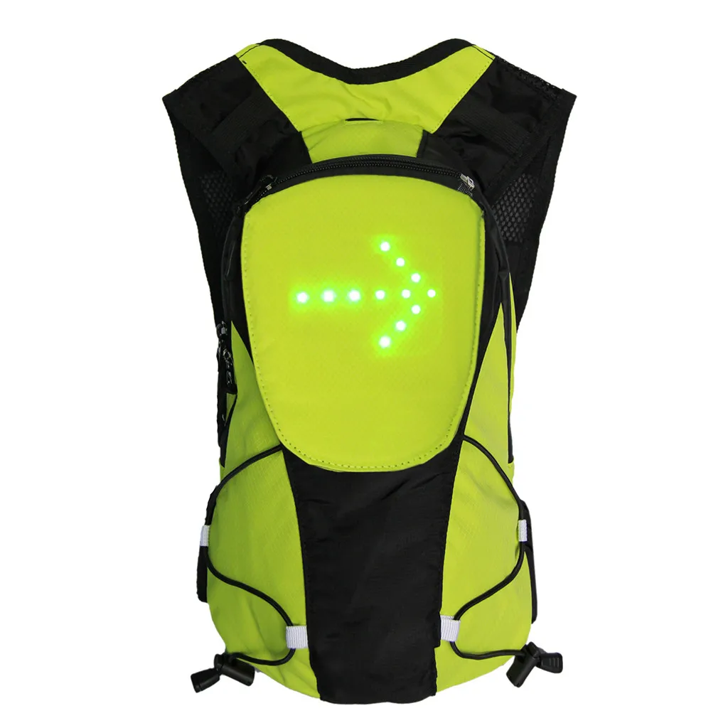 2020 Велоспорт недавно поворота рюкзак с сигналами Безопасность велосипедный